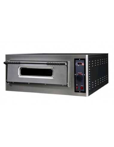 Electric pizza oven for 6 pizzas - Digital - Entirely refractory