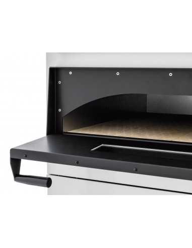 Forno Pizza Elettrico Camera Doppia - 4 + 4 Pizze Cm Ø 33 - Dimensione  Camera Cm 72 x 72