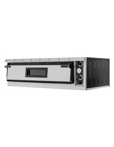 Horno eléctrico 9 pizzas - Parte superior e inferior refractario - cm 136 x 132 x 41,5h