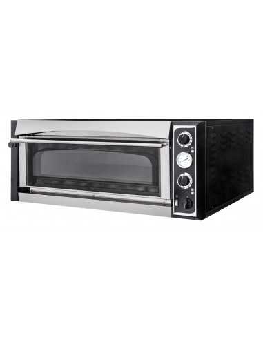 Forno elettrico 6 pizze - Camera tutta refrattaria - cm 100 X 131 X 41,5 h