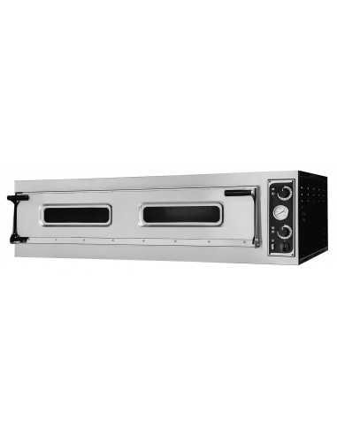 Horno eléctrico - mecánico - N°6 pizzas Ø 40 - cm 150 x 108 x 41,5 h