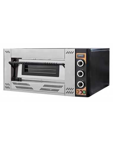 Horno de pizza a gas para 4 pizzas - cm 100 x 106 x 54 h