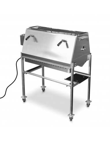 Countertop rotisserie - Brescian spit - N.4 rods - Cm 93 x 50 x 100 h