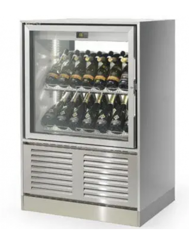 Vidrio vino - Temperatura +4+18°C - Un solo lado - cm 84 x 62.5 x 123 h