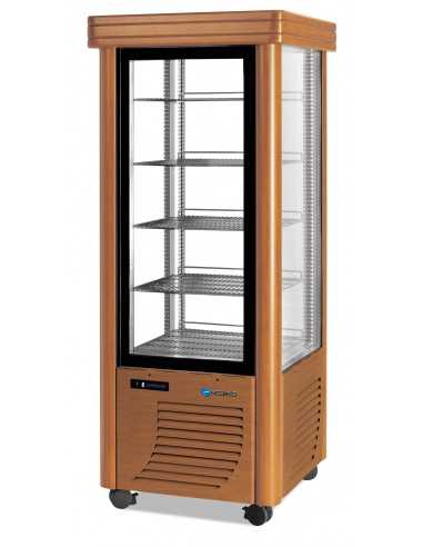 Refrigerated display case 400 liter ventilated - Positive temperature - Rectangular shelves