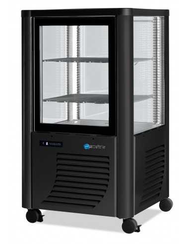 Vitrina refrigerada estática de 230 litros - Temperatura negativa - Estantes rectangulares