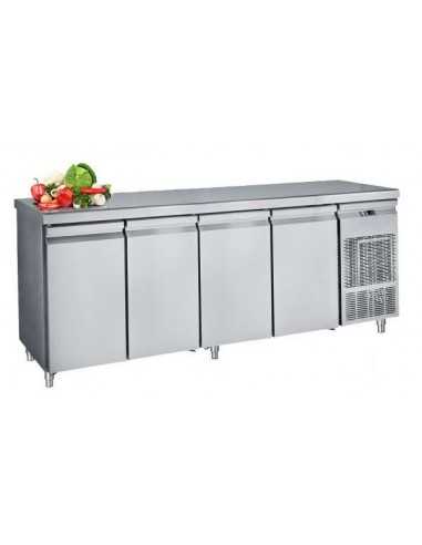 Tabla refrigerada - N. 4 puertas - cm 232 x 60 x 89 h