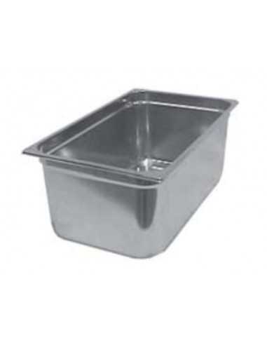 Bacinelle inox per bagnomaria - Capacità  vasca lt 21 GN 1/1 - Dimensioni cm 53 x 32.5 x 15