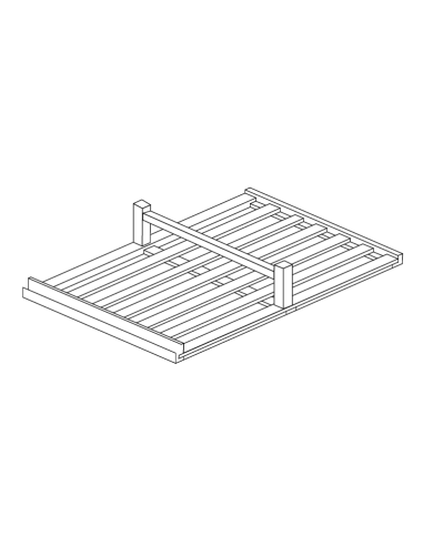 Large telescopic grille with support for inclined bottles