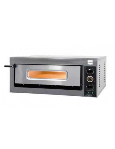 Horno de pizza eléctrico para 4 pizzas - cm 90 x 78,5 x 42 h