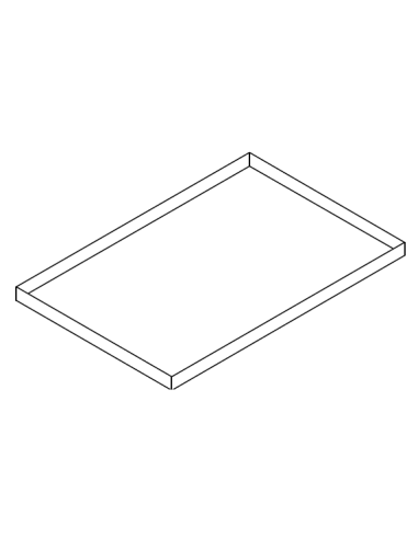 Acero inoxidable 60 x 40 x 2h