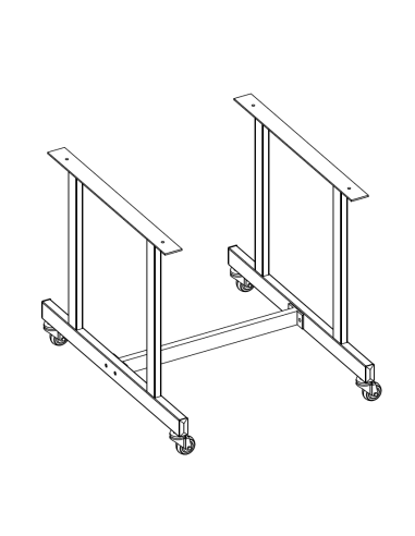 Wheels with and without brake