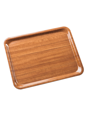 Bandeja laminada de plástico - Rectangular - N. 36 piezas- cm 48 x 37