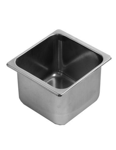 Contenitore - Acciaio inox  - Capacità 2.7 lt - cm 18 x 16.5 x 12 h