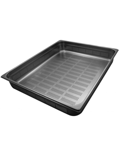 Contenitore - Acciaio inox - Forato - Gastronorm 2/1H 6.5