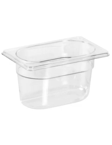 Container - Polycarbonate - Gastronorm 1/9 - cm 17.6 x 10.8 x 6.5h