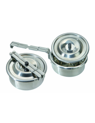 Stainless steel lid available in oven or flame