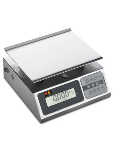 Electronic balance - Capacity 40 kg - Division 10 g. - cm 24.8 x 25.3 x 13.2 h