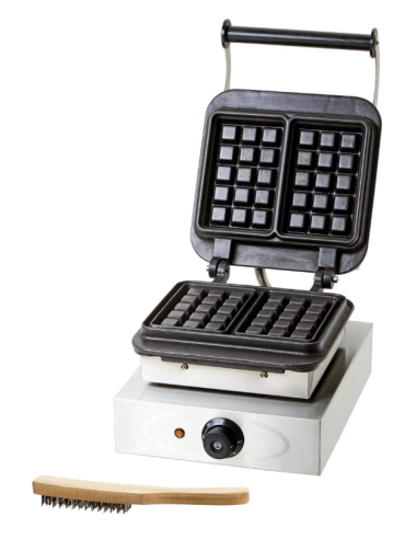 Professional waffle maker for 1 waffle "Brussels"