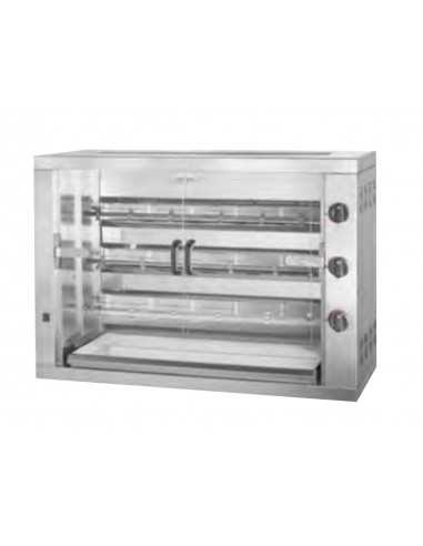 Roast - Electric - N°4 swords - N° 24 chickens max - cm 119 x 48 x 100 h