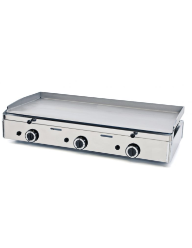 Gas fry top with smooth top cm 98.3 x 39.5 - Countertop