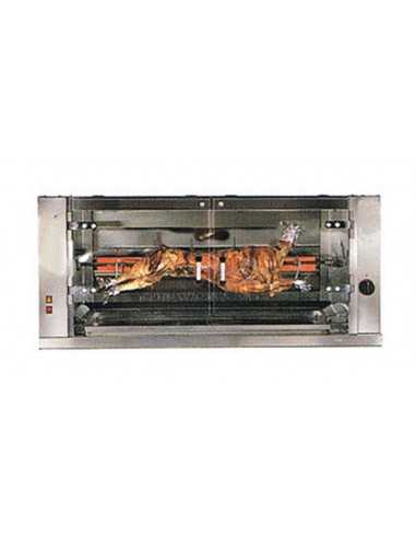 Girarrosto grande - Eléctrico - N° 1 espada - Carne kg 15 - cm 152.8 x 60 x 75 h