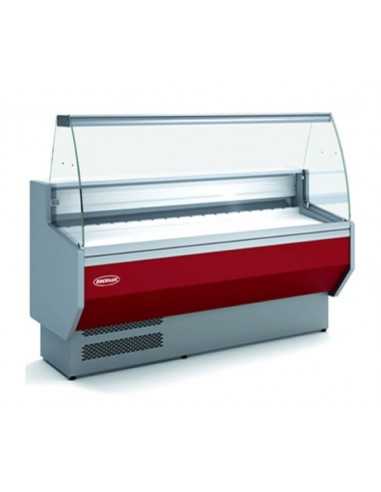 Banco de alimentos - Static - Cristal curvado - cm 152.5 x 94 x 123 h