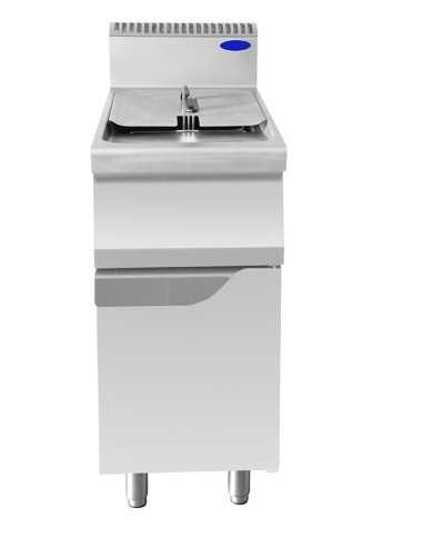 Gas fryer with 16 litre capacity - cm 40 x 70 x 108.5h