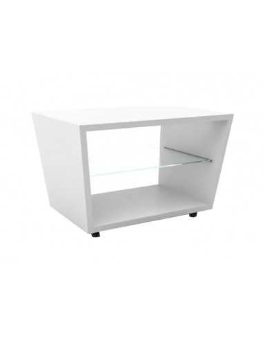 Support - Dimensions cm 120 x 85 x 77.5 h -With crystal shelf - With wheels