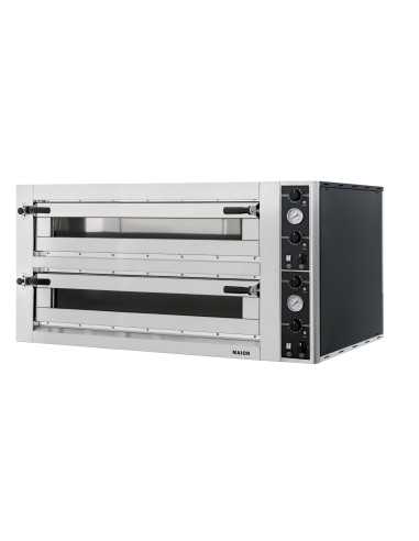 Electric oven for 6+6 pizzas - Digital - cm 146 x 100 x 80h