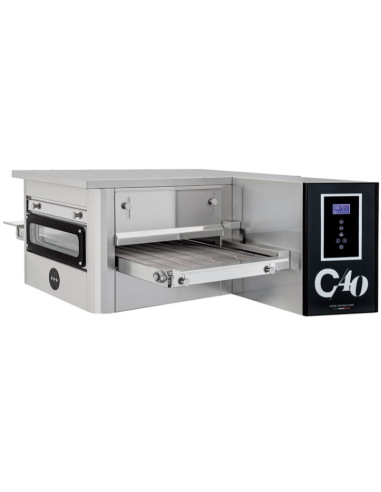 Electric tunnel oven for 43 pizzas/h - cm 142.5 x 98.5 x 45 h