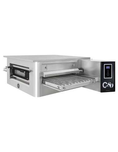 Horno de túnel eléctrico para 206 pizzas/h - cm 225 x 156 x 60 h