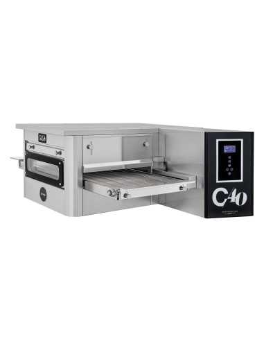 Gas tunnel oven for 43 pizzas/h - cm 142.5 x 101.5 x 45 h