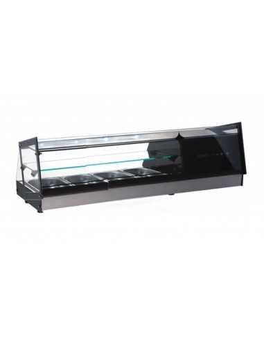 Vitrina refrigerada - N. 4 x GN 1/3 - Cm  108.5 x 39.5 x 35 h