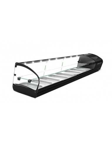 Refrigerated display case - N. 8 x GN 1/3 x 40 h - Cm 178.8 x 39.5 x 34 h