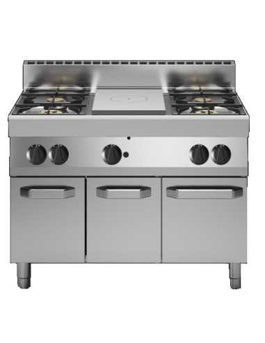 Cucina gas - Tuttapiastra - Mod. F70110TPPGFB-P