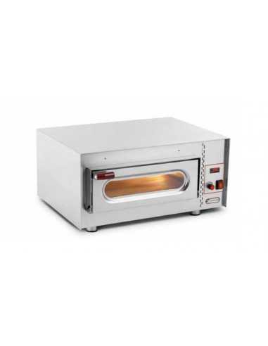 Electric pizza oven with 1 chamber - Digital - Cm 62 x 45 x 31 h