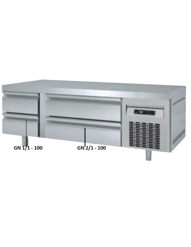 Tabla refrigerada - N. 4 habitaciones - cm 166 x 70 x 60 h