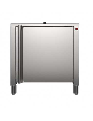 Closed chicken table - Acciaio inox AISI 430 - Fixed - Fat collection kit - Taniche n°2 from 10 lt