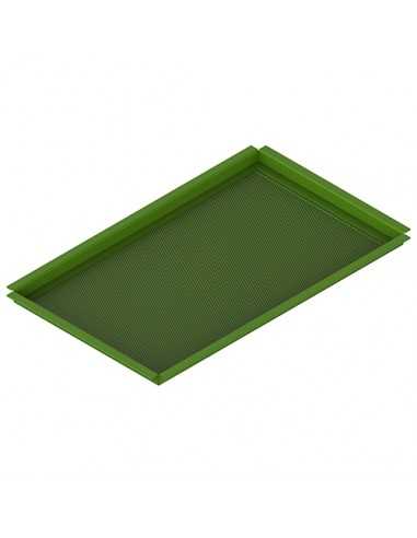 Teglia in alluminio forata con rivestimento in teflon GN 1/1 - cm 53 x 32.5 x 2 h