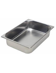 MACELLERIA - alfanogroup - CONTENITORE IN ACCIAIO INOX CON GRIGLIA IN  ACCIAIO INOX 35x24x5CM