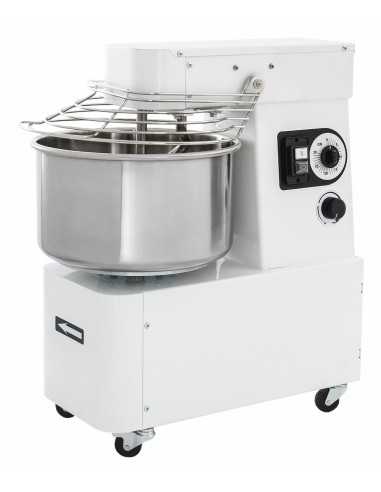 Impastatrice a spirale - Variatore velocità - Capacità Kg 25/ lt32 - cm 43.5 x 75 x 81 h