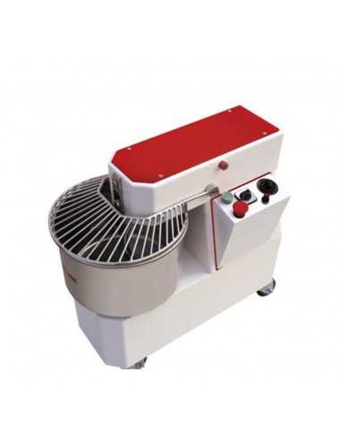 Spiral kneaders - Variable speed - Capacity12 Kg/lt 17 - cm 37 x 68 x 64h