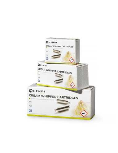 Nitrogen capsules - Suitable for cream siphons - Quantity 10