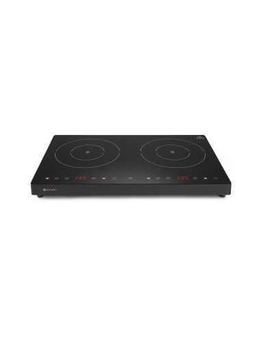 Glass-ceramic induction plate - cm 60.8 x 37 x 6.1h