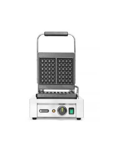 Piastra per waffel professionale per 2 cialde quadrate 4x6