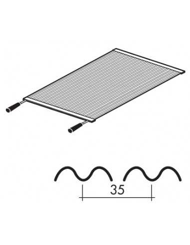 Griglia per carni grasse regolabile (CW-4) - Dimensioni cm. 38x 47