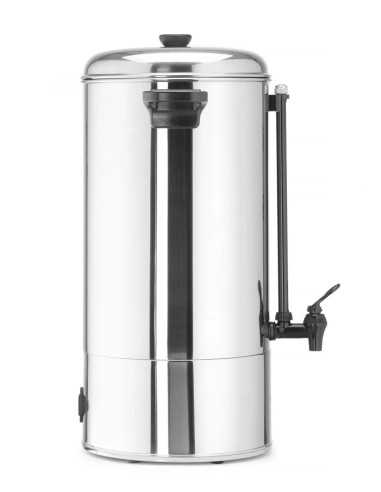 Electric coffee percolator 16 liters in steel