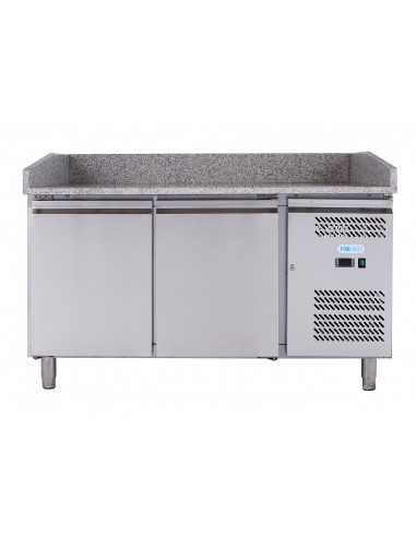 Pizza counter 2 door - cm 151 x 80 x 100 h