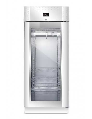 Vetrina frollatura da 625 litri - 150kg - Inox - cm 75 x 85 x 208 h